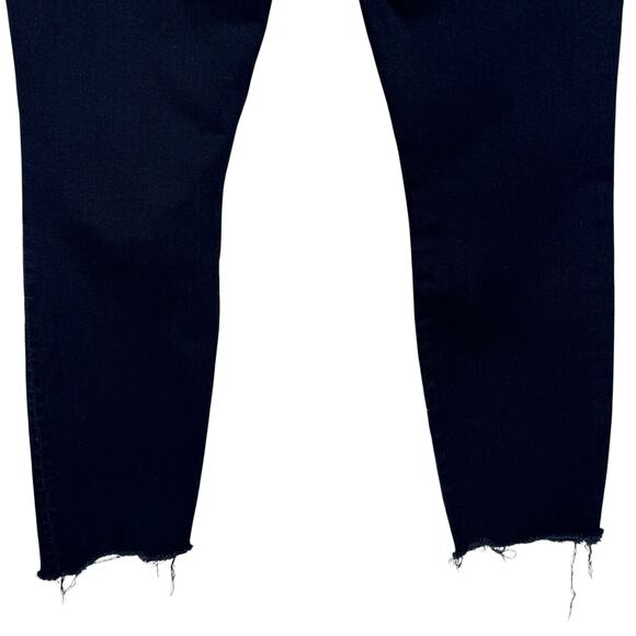 Mother SZ 26 The Stunner Zip Two Step Fray Jeans Last Call Stretch Mid-Rise Blue - Picture 6 of 13